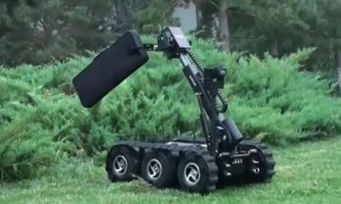 تصنيع روبوت التخلص من القنابل الدقيقة مع قدرة تحميل 140 كجم اللون الأسود