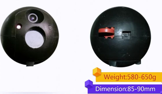 90mm كرة التحقيق NIR LEDS معدات المراقبة بالفيديو