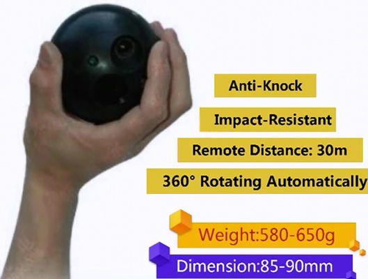 كرة مراقبة لاسلكية تدور في الوقت الحقيقي بزاوية 360 درجة